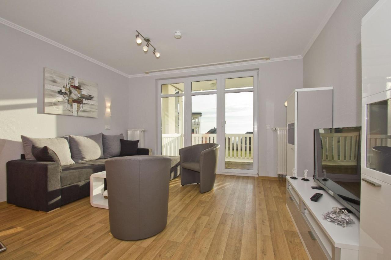 Mit Meerblick Und Balkon, Gratis Nutzung Vom Ahoi Erlebnisbad Und Sauna In Sellin - Meeresblick Fewo 33 奥斯特巴德·哥伦 外观 照片